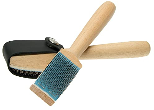 Langlauf Schuhbedarf Aufraubürste für Tanzschuhe I Bürste für Tanzschuhe mit Chromledersohle I Tanzschuhbürste, Kratzbürste, Schuhsohlenbürste, Drahtbürste