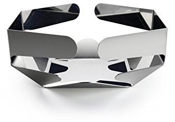 Alessi Celata Basket in 18/10 Stainless Steel Mirror Polished, Silver