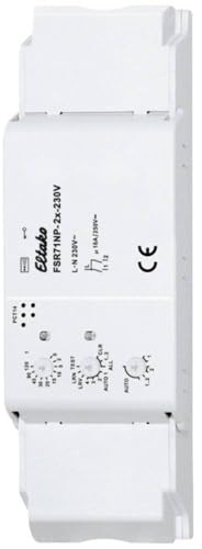 Eltako Funkaktor 2-Kanal-Stromstoß-Schaltrelais, 1 Stück, FSR71NP-2X-230V