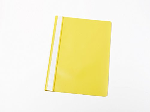 100 Schnellhefter DIN A5 / PP/Farbe: gelb
