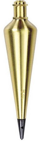 Stanley Hand Tools 47-974 16-Ounce Brass Plumb Bob WLM