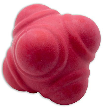 AFH Webshop Reaktionsball | Massageball | 7cm | 2 Farben | Groß (rot)