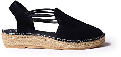 Women's suede espadrille - NURIA - Black, 38 EU