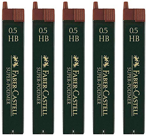 Faber Castell SUPER-POLYMER Feinminen 0.7HB (5x, 0.5HB)