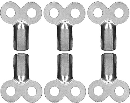 RV-Parts 6X Entlüftungsschlüssel Universal alle Heizkörper Schlüssel zum Entlüften Lüften Aller Heizungen Radiator Key Entlüfter Heizung