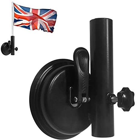 Yearninglife Car Flagpole Bracket Suction,Flag Pole Holder with Suction Cup Flag Holder,Car Mount Magnetic Car Holder Car Flag Pole Bracket Flagpole Holder Suction Cup Flagpole Base Car Flagpole