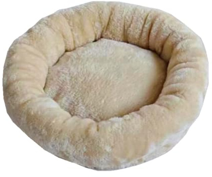 SHENGOCASE Cat Tree Tower Accessories Replacement Parts Round Top Cushion Bed Cover for Cat Perch with Elastic Band (13.8, Beige)
