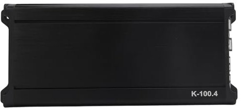 KIMISS Amplificador de Coche de 4 Canales, Amplificador Estéreo de Voltaje Estable de Alto Rendimiento para Coche, Adecuado para Vehículo