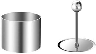 Moldes redondos de arroz, prácticos moldes para tartas, moldes de tiramisú, moldes para platos fríos, anillos de postre, perfectos para varios ajustes