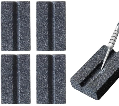 SGERUFZ 4 Pcs Dart Schleifstein Dart Sharpener für Metall Darts und Steel Dartpfeile, Dart Zubehör