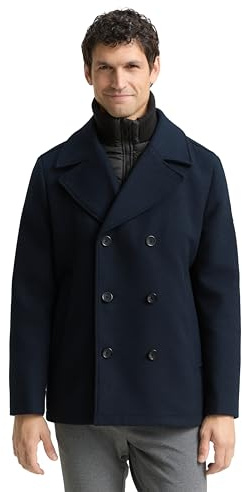 TOM TAILOR Herr 1046986 jacka, 10668-Sky Captain Blue, L, 10668 – himmelskaptensblå, L