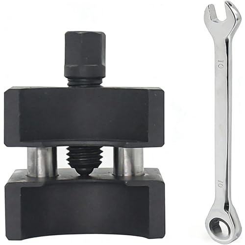 Car Strut Spreader Tool with Wrench,Car Suspension Split Hub Steering Knuckle Spreader, Ball Joint Splitter Tool for Car (Black)