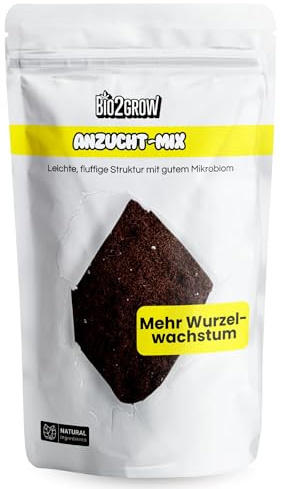 Bio2Grow Anzuchterde - Blumenerde Substrat Kokoserde Anzuchterde Palmenerde Rindenmulch Gartenerde Pflanzerde Grow (20 Liter)