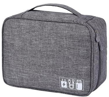 Sac de rangement pour câble de données de voyage avec compartiment multifonctionnel de grande capacité