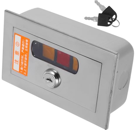 NUOBESTY Fireproof Roller Shutter Door Control Box Push Button Switch Station for Shopping Malls Warehouses Easy Operation Manual Starter Panel