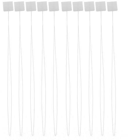 EXCEART 20 enhebradores de aguja largos: herramienta de gancho para tirar, enhebradores de aguja para bordar, coser, manualidades, extensiones de cabello, punto de cruz, costura, manualidades.