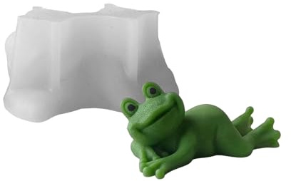 Silikonform mit Cartoon-Fröschen für süße Raumdekorationen, Seifen- und Kuchenherstellung, Bastelseife, Schokoladenformen für Tisch, Silikonform