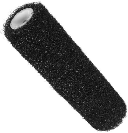 NULYLU 9 Inch Black Drywall Mud Paint Roller with Nylon and Abs Material Reusable Texture Roller for Wall and Ceiling Application Suitable for Truck Bedliner and Professional Random Color