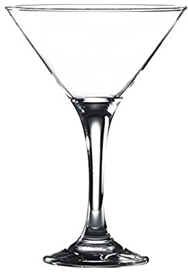 Genware NEV-MIS586 Martini Glass, 17.5 cl/6 oz. (Pack of 6)