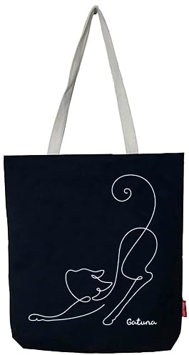 hello-bags Sac tote bag en toile avec fermeture éclair, doublure et poche intérieure. Extérieur : Coton 100%. Inclue une enveloppe de cadeau. Mesures : 37 x 38 cm.