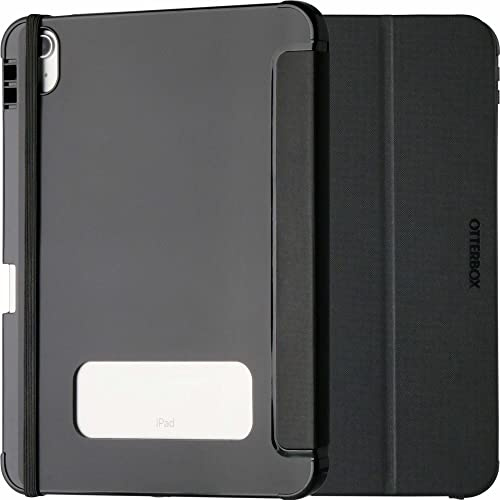 OtterBox React Folio Hülle für iPad (A16) 11/10. Generation, Schwarz | Für iPad 11 2025, 10.9 2022, stoßfeste, sturzsichere, ultradünne Schutzhülle, nach Militärstandard getestet