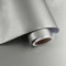 VaryPaper Papier Peint Gris Argenté Épaissir 40cmx200cm Papier Peint Effet Metal Papier Collant pour Meuble Papier Peint Cuisine Lavable Credence Adhesif mural Afrigo Meuble Rangement Vinyle