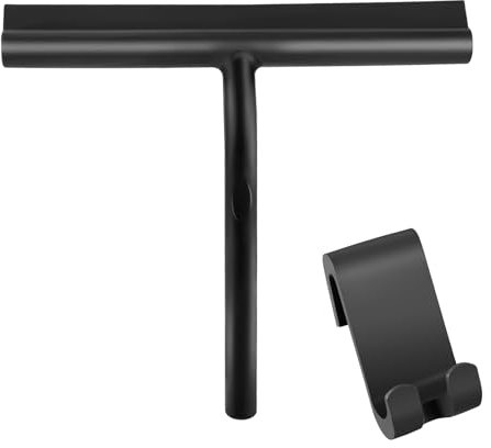 gotyou Raclette de Douche, Raclette de Nettoyage, Raclette Salle de Bain avec Support, Raclette de fenêtre, Raclette Douche pour Douche, Salle de Bain, Miroir, Nettoyage du Verre, sans Traces