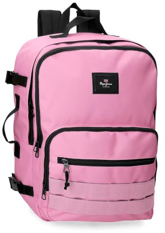 Pepe Jeans Aris Mochila para Portátil, Rosa, Portátil 15,6 pulgadas