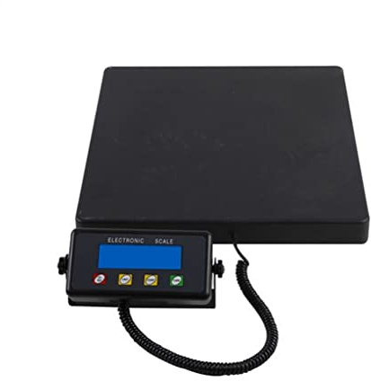 RUHEN Balance de Poids Pliable Plate-Forme électronique Écran LCD Haute définition Plancher numérique pour Colis d'expédition de Bagages Calcul de la Boutique Postale Pesage