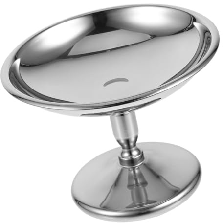 Mikinona Coupe à Glace en Acier Inoxydable, Bol de Yaourt à Pied, Service pour Milk-shake et Dessert, Solide et Réutilisable, pour Restaurants et Maisons