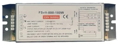JASMKLX Balasto electrónico de 180W, balasto de luz 2G11 de 150W, balasto de Cuatro Pines(180w)