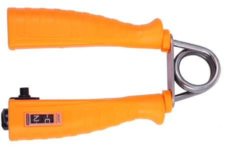 TOYANDONA Ejercitador de Dedos Masculino Hueco Contador, Pinza de Mano para Adultos, Entrenador Portátil de Fuerza y Agarre para Manos, Brazo y Muñeca, Uso en Gimnasio y Color Aleatorio