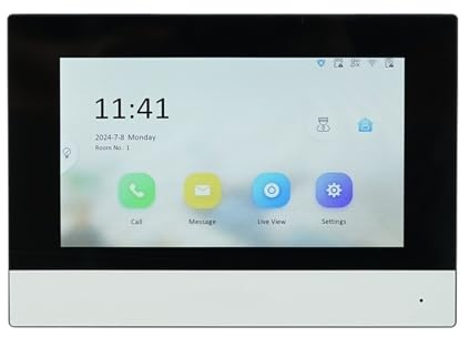 Moniteur d'intérieur multilingue DS-KH6320-WTE1, Version Internationale, POE 802.3af, Application Hik-Connect, WiFi, interphone vidéo