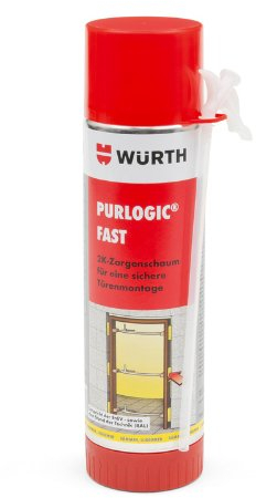 WÜRTH PU Schaum Purlogic Fast 2K Montageschaum Zargenschaum 400ml
