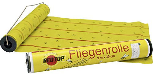 Redtop Fliegenrolle 31006 Fliegenfalle Klebefolie, Lockstoff (L x B) 9 m x 0.3 m Gelb 1 St.