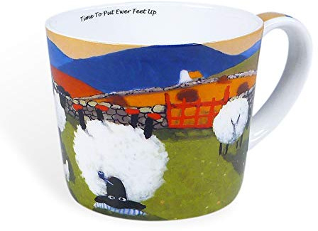 Thomas Joseph - Coffee Mug - Time To Put Ewer Feet Up