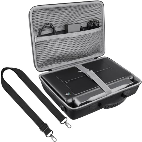 co2CREA Tasche für Canon Pixma iP110 / PIXMA TR150 / TR160 Mobiler Drucker | Stoßfeste Reiseschutzhülle mit Schultergurt für Outdoor-Ausflüge und Reisen