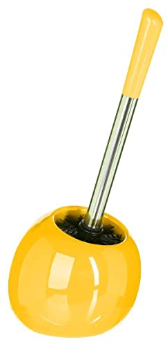 5five - brosse wc céramique colorama moutarde