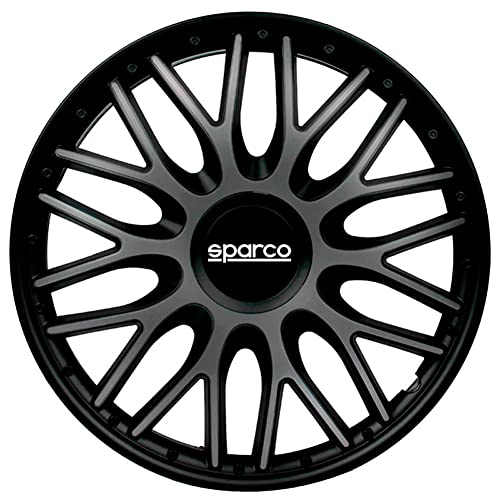 Sparco Set Copricerchi 4 Pezzi Roma 15 Pollici Grigio/Nero