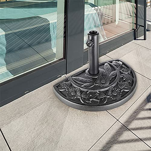 habeig Sonnenschirm Ständer Schirmfuß passend für Wandschirm/Balkonschirm Metall grau Schirmständer