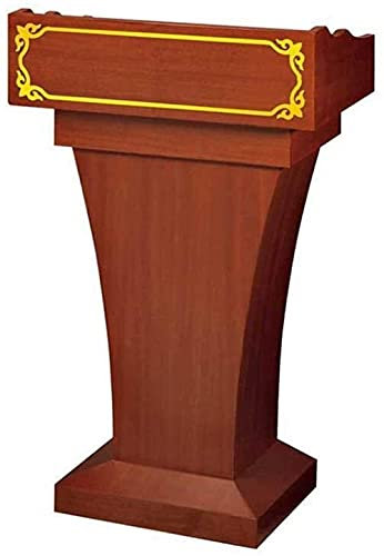 MObyat Holz-Podium,Hochwertiger Konferenz- und Sprechpult aus massivem Holz, Willkommenspult, Gästepult, Lehrerpodest, ideal für Predigten und Präsentationen
