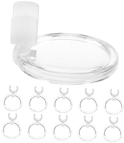 STOBOK Stifthalter Lupe Aus Kunststoff Mit Faltbarem Design 10 Stück Transparente Strass Diamantkunst Lupe Für Punktbohrstifte Praktisches Selbstgemacht Malerei Werkzeug