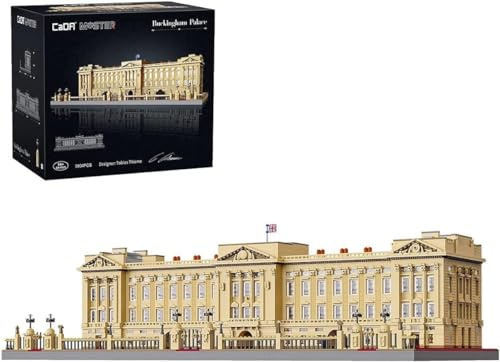 KeKeDuo Technik Architecture Buckingham Palace Bausteine Modellbausatz, 5604 Klemmbausteine Modular Haus Buildings Set Kompatibel mit Großen Marken