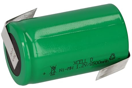 XCell Mono Akku Flattop NI-MH 1,2V 8500mAh Z Lötfahne - Akku - NI-MH - 1-2V - 8500mAh - Z Lötfahne - Hochleistungsakku - Hohe Kapazität - Langlebig