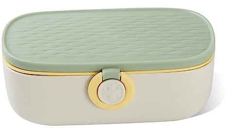 SUIOPPYUW Nähset Box Stickerei Kreuzstich Nähen Quilten Nadeln Faden Set mit Aufbewahrungsbox Handarbeitszubehör