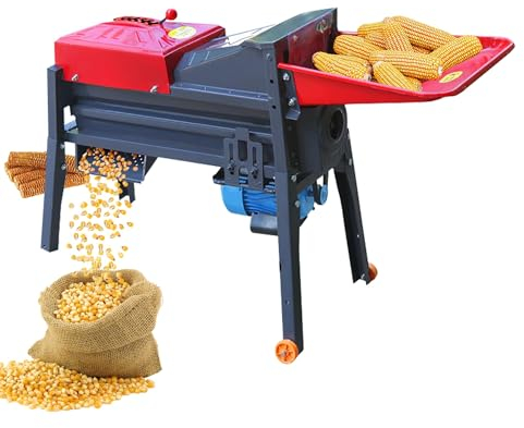Macchina Sgusciatrice Automatica Per Mais, Sgusciatrice Elettrica Per Mais Con Granulometrie Regolabili, 900 W, 110 V-60 Hz, 2800 Giri/min Trebbiatrice Per Mais Ad Alta Efficienza Per Una Maggiore Pro