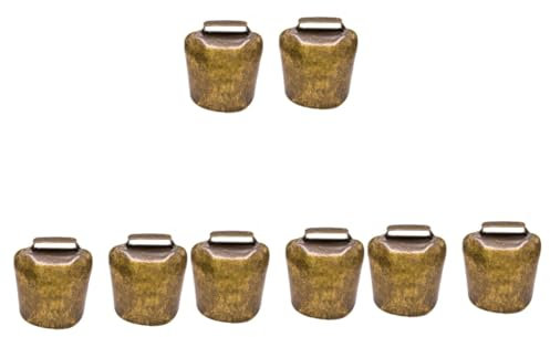 HANABASS 8stücke Thickened Sheep and Cow Bells Bronze Hängende Glocken Für Haustiere Und Klarer Für Tierhaltung Und Dekoration