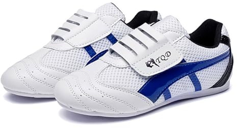 Viaoragiosa Scarpe da Taekwondo,Scarpe Taekwondo Traspiranti,Scarpe Boxe e Arti Marziali Leggere,Leggero,Non Facilmente deformabile,Resistente all'Usura,per Taekwondo,Karate,Kungfu E Taichi.