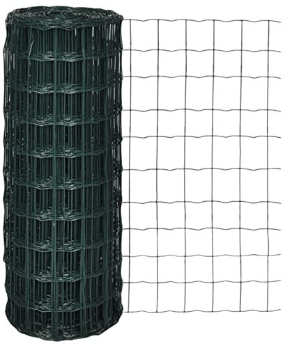 Gartenzaun Maschendraht, Schweißgitter 25x1,0m Stahl PVC für Garten, Industrie, Farmen
