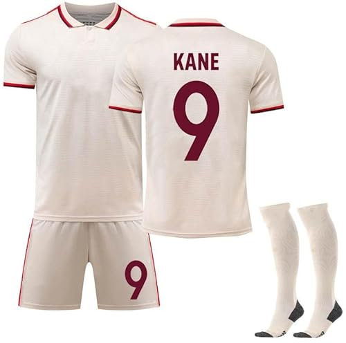 Generisch Pale Pink New Away Bavaria Football Jerseys 3 Minja 6 Kimmich 9 Kane Trikot für Kinder 10 Sane 42 Musiala Trikot Kinder Kids Boys Mens Sport Trainning Soccer T Shirt Outfit
